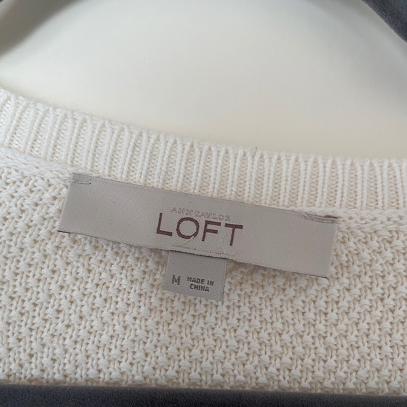 EUC Loft waffle weave lightweight sweater - Picture 2 of 5